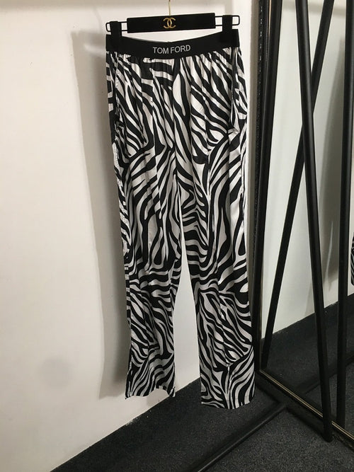 Tom Ford Zebra Print Luxe Lounge Set