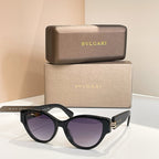 Bvlgari “Divina Vista” Sculpted Cat-Eye Sunglasses