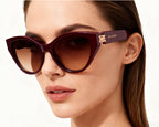 Bvlgari “Divina Vista” Sculpted Cat-Eye Sunglasses