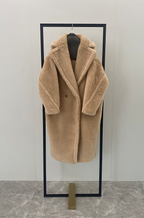 Max Mara “Orsetto Bianca” Iconic Teddy Wool Coat — Ivory (XS–L)