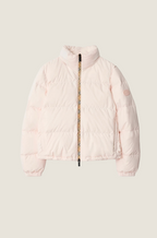 Burberry “Era Kensington” Signature Check-Trim Puffer Jacket