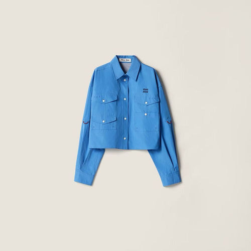 Miu Miu Cropped Utility Shirt