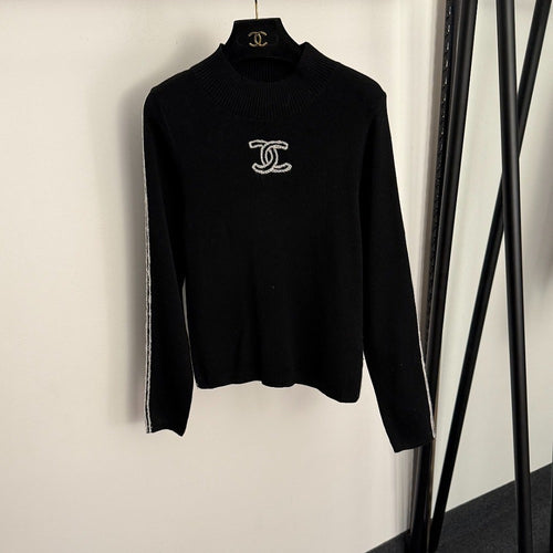 Chanel “Élégance Ligne” Monogram Knit Sweater