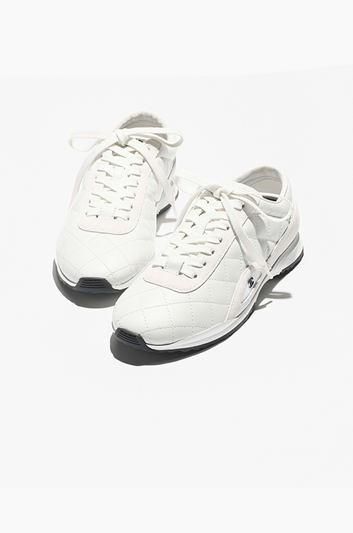 Chanel “Ivory Voyage” Quilted Calfskin Runner