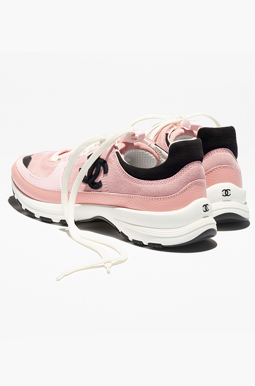 Chanel “Rosé AéroSport” Mixed-Media Runner