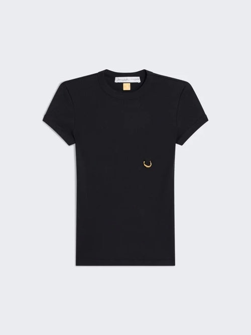 Schiaparelli Noir Épure Signature Knit Tee Description