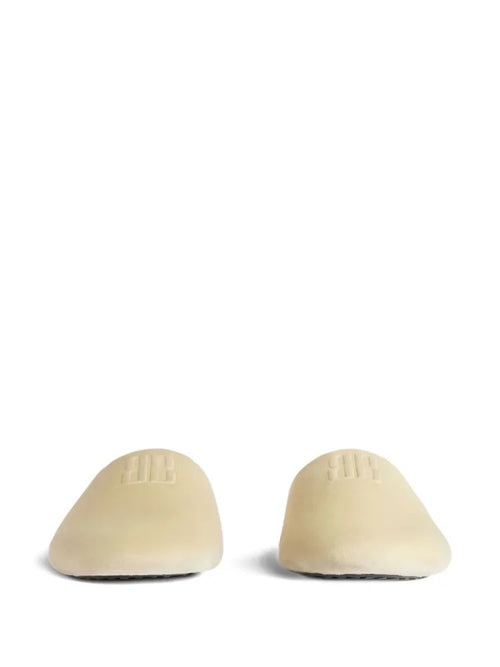 Balenciaga BB Foam Minimalist Slippers – Sand