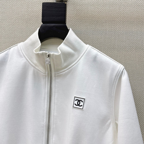 Chanel Coco Sculpt Peplum Zip Jacket