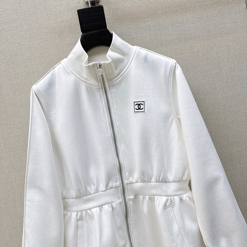 Chanel Coco Sculpt Peplum Zip Jacket