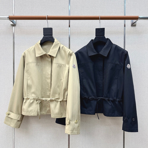 Moncler Cinched Utility Cropped Jacket  Description