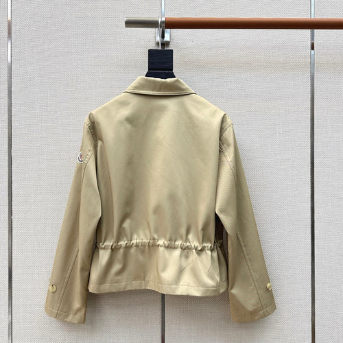 Moncler Cinched Utility Cropped Jacket  Description