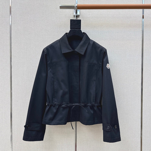 Moncler Cinched Utility Cropped Jacket  Description