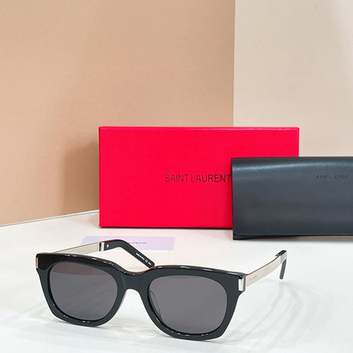 Saint Laurent Classic Angular Frame Sunglasses – Signature Acetate Collection
