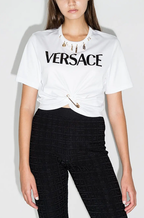 Versace Charm Cinch Couture Tee