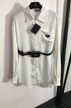 Prada Utility Cinch Pocket Shirt