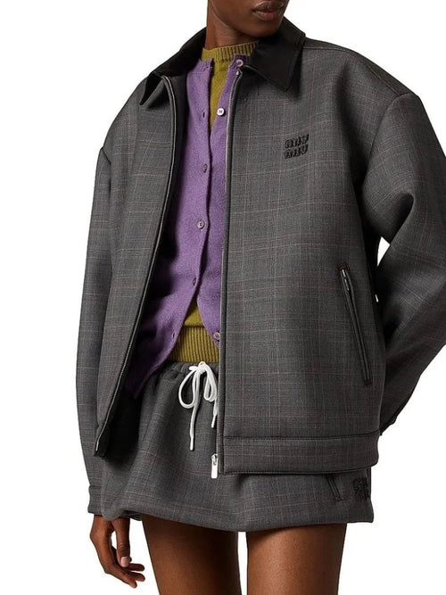 Miu Miu Tailored Utility Wool Jacket