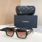 Chanel Quilted Oversized Square Sunglasses