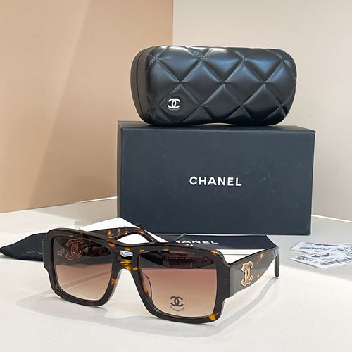 Chanel Quilted Oversized Square Sunglasses