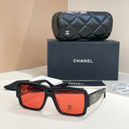 Chanel Quilted Oversized Square Sunglasses