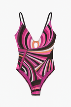 Emilio Pucci Pink Psychedelia One-Piece Swimsuit