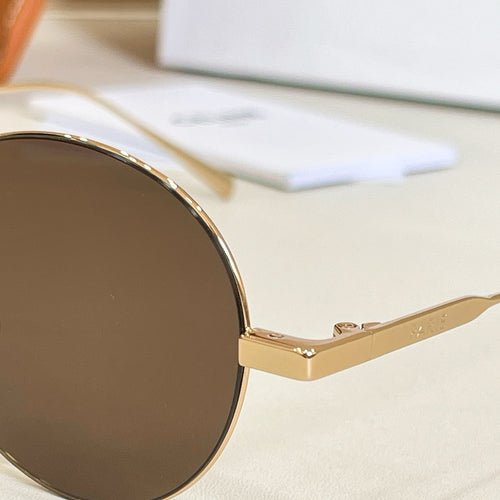 CELINE – Soleil Héritage Round Metal Sunglasses