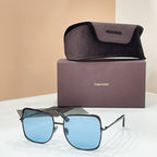 TOM FORD – Imperium Carré Metal Sunglasses