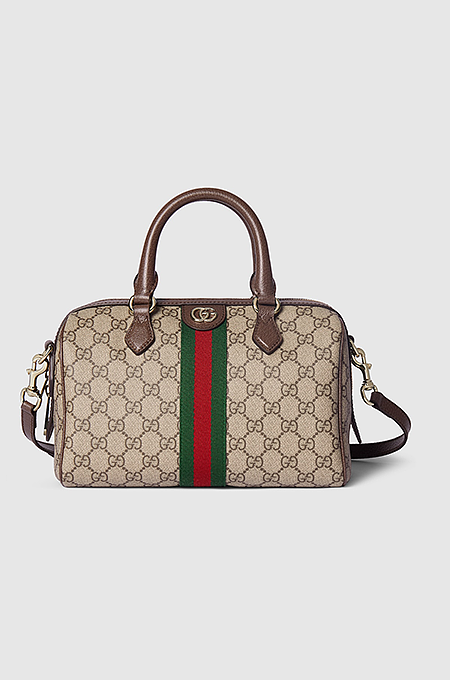Gucci Ophidia GG Supreme Small Boston Bag
