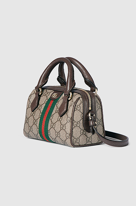 Gucci Ophidia GG Supreme Mini Boston Bag