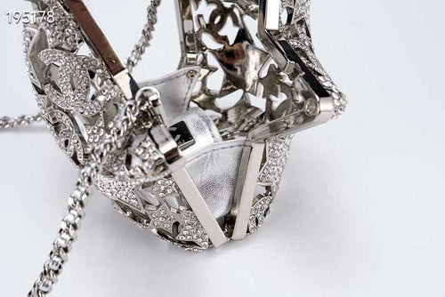 Chanel Star Minaudière Collector’s Edition – Silver-Tone Metal with Strass