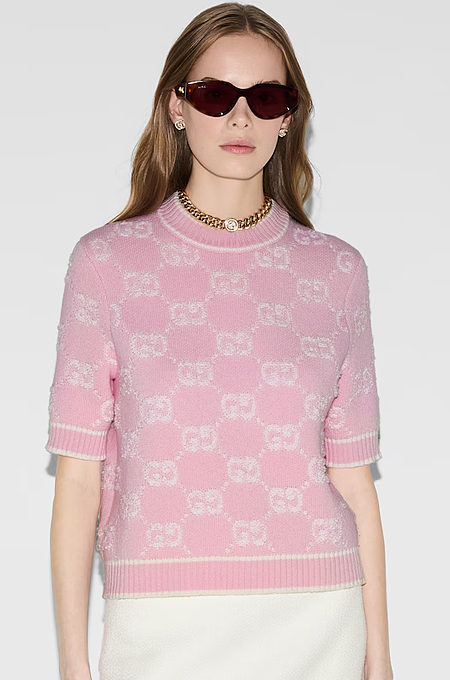 GG Monogram Knitwear Top for Women