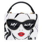 The Diva Vision Rhinestone Minaudière