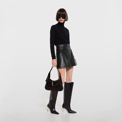Gucci Noir Jackie 1961 Small Hobo Bag (Smooth Leather)
