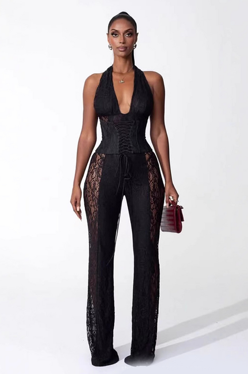 Désir Corset Lace Jumpsuit