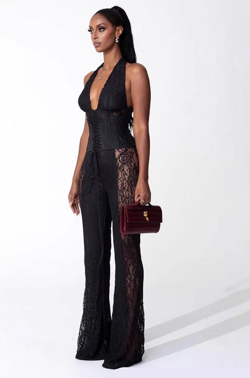 Désir Corset Lace Jumpsuit