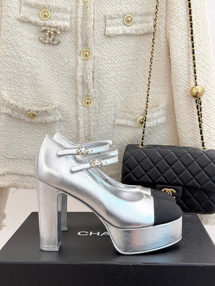 Chanel Classic Mary Jane Leather Heels – LUXE LIVING FASHIONS