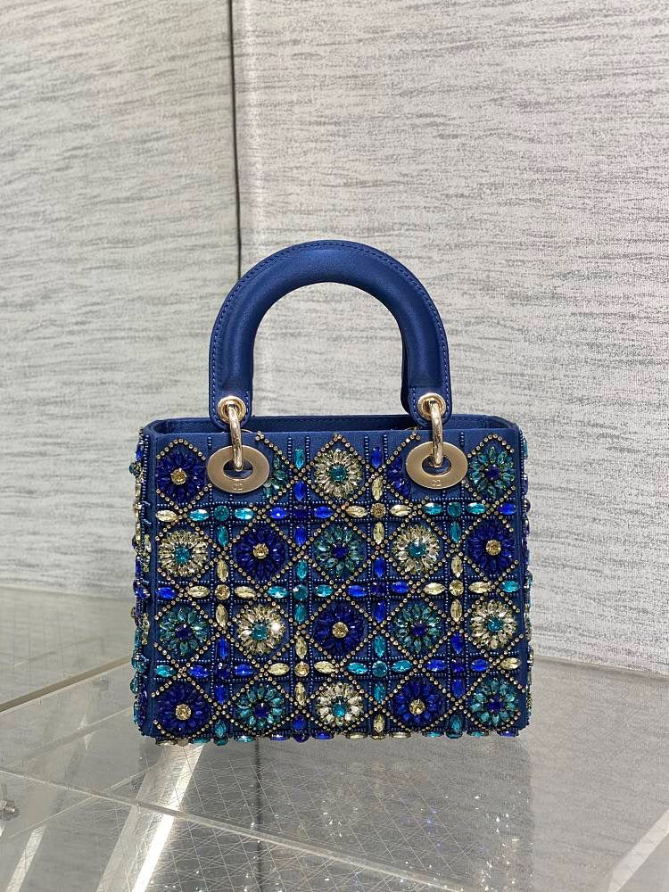 Christian Dior Metallic Rhinestone Handle Bag – LUXE LIVING FASHIONS