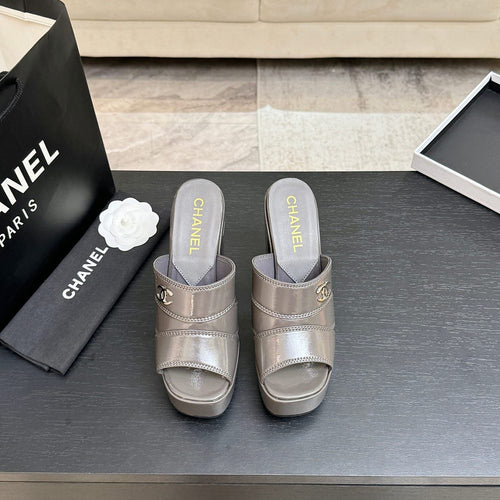 Chanel Élévation Platform Mule – Gris Cendré Edition