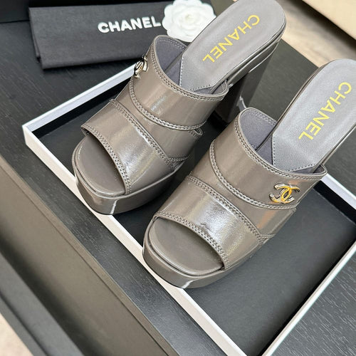 Chanel Élévation Platform Mule – Gris Cendré Edition