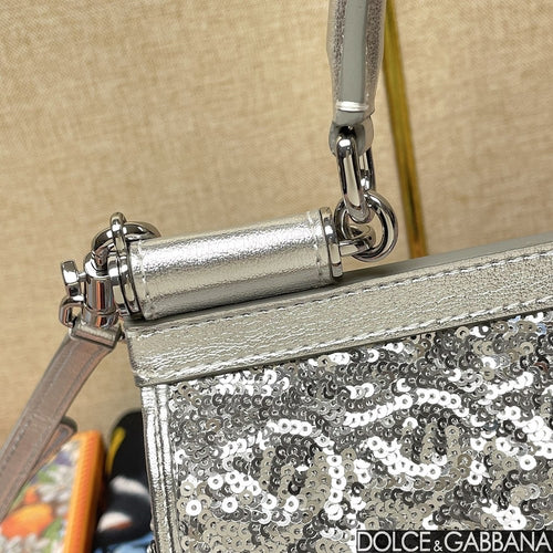 'Sequel of She' Dolce & Gabbana Sicily Sequins Shoulder Bag