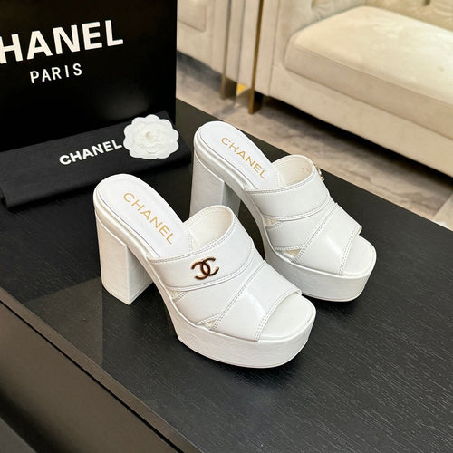 Chanel Élévation Platform Mule – Blanc Éclat Edition