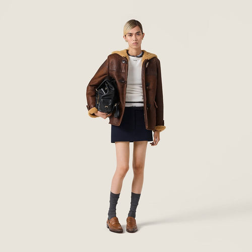Miu Miu – Noire Académie Tailored Mini Skirt