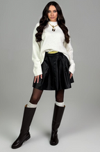 Schiaparelli Noir Sculpt Mini Skirt