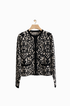 Max Mara ‘Arte Nera’ Tapestry Knit Cardigan
