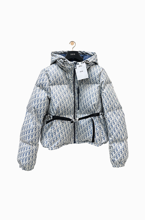 “Parfum d’Hiver” Dior Oblique Alpine Puffer — Signature Monogram Winter Jacket