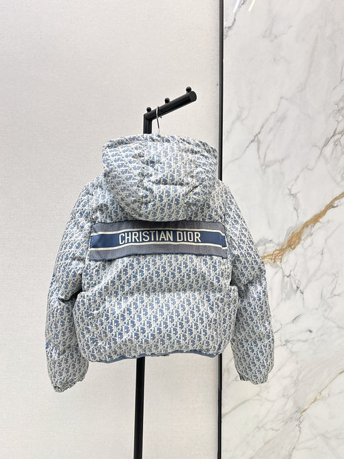 “Parfum d’Hiver” Dior Oblique Alpine Puffer — Signature Monogram Winter Jacket