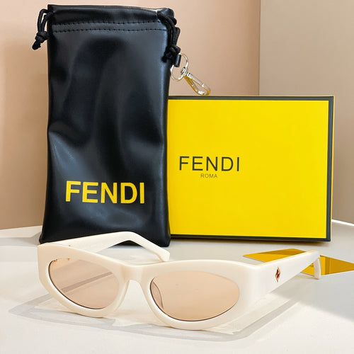 Fendi Signature Iconic Slim Cat-Eye Sunglasses