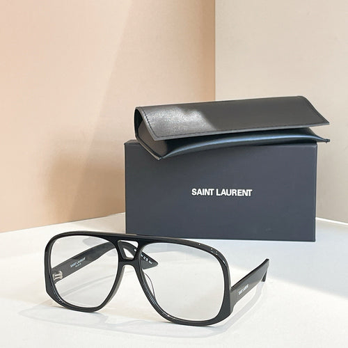 Saint Laurent Oversized Monogram Pilot Sunglasses