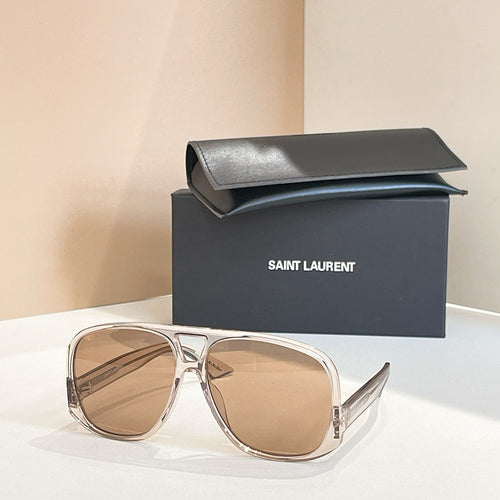Saint Laurent Oversized Monogram Pilot Sunglasses