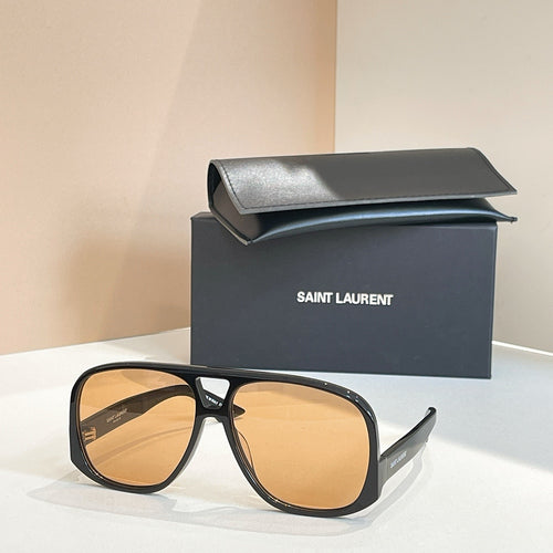Saint Laurent Oversized Monogram Pilot Sunglasses