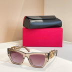 Valentino V-Square Sculpted Sunglasses